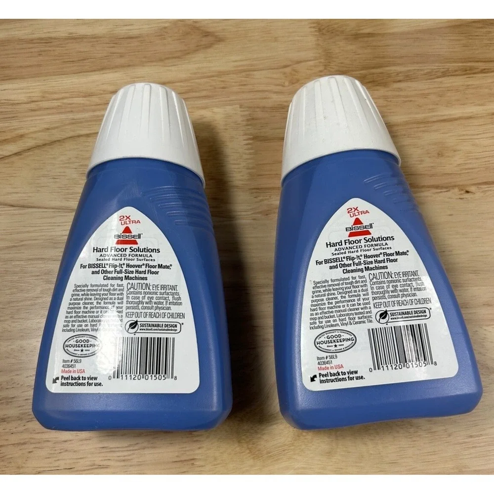 Bissell Hard‎ Floor Solutions 2x Ultra Concentrated Formula 16oz- New Sealed